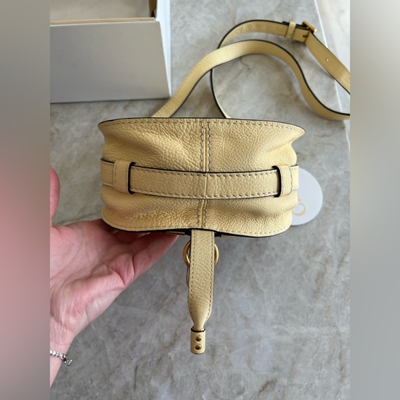 NWT Chloe round mini Marcie bag, Softie Yellow - Picture 5 of 12